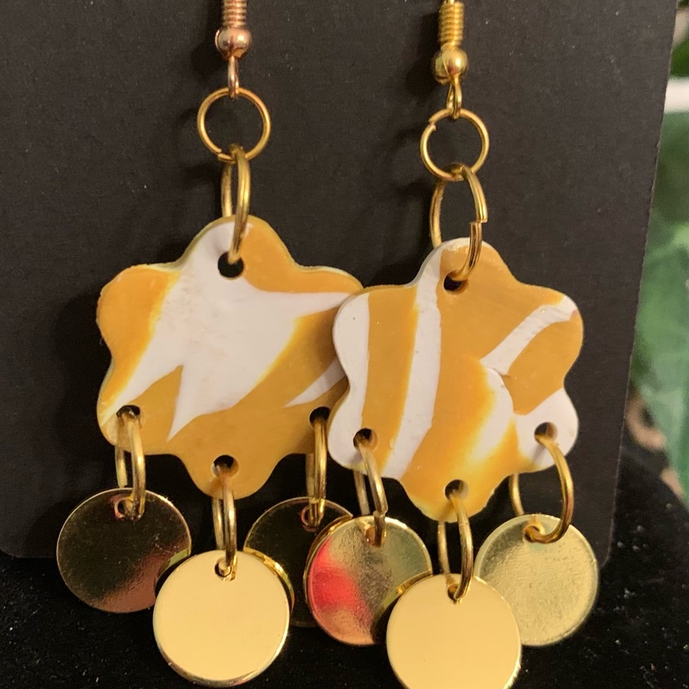 Polymer clay earrings